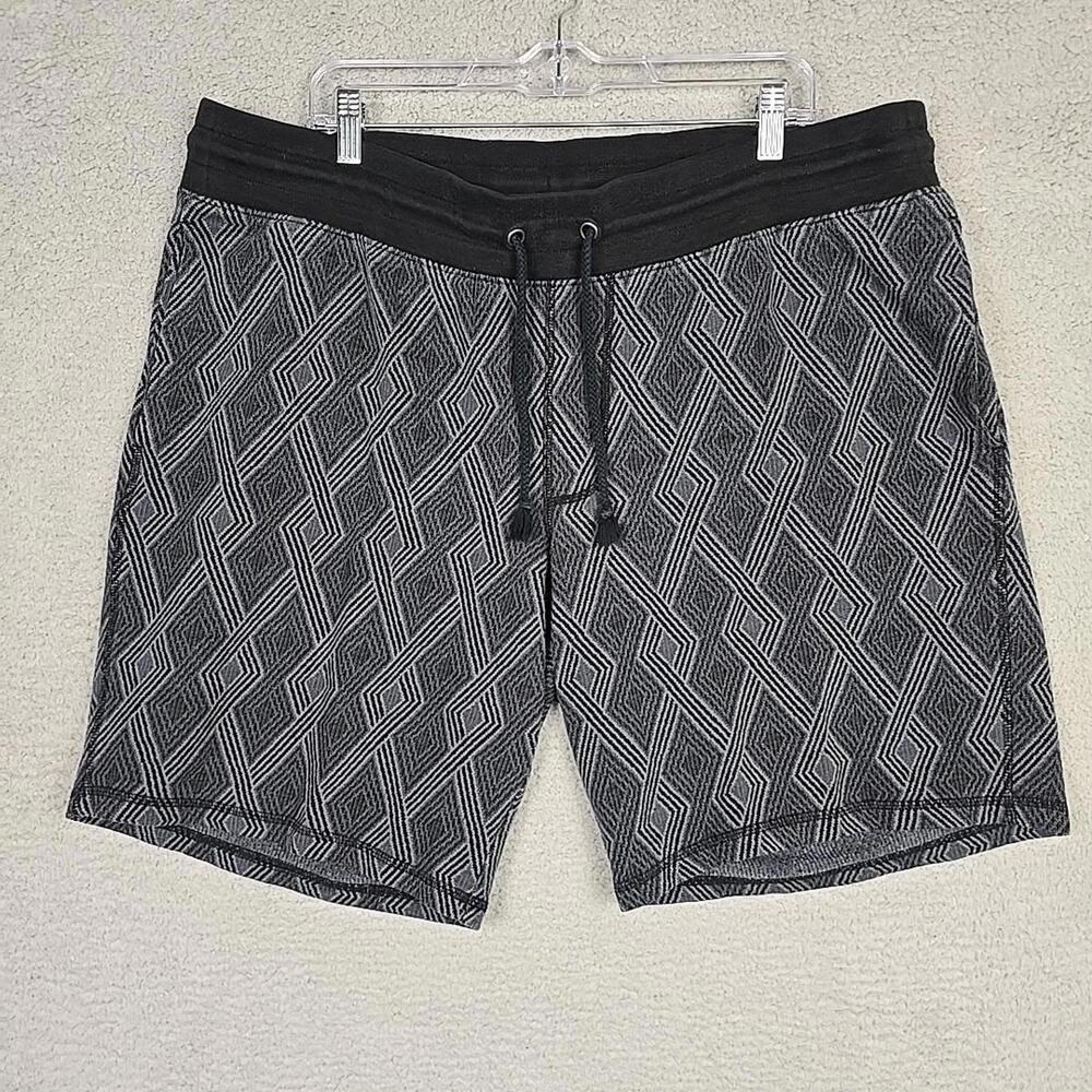 Mossimo Supply Co drawstring mens athletic shorts Size XL Grey/Black